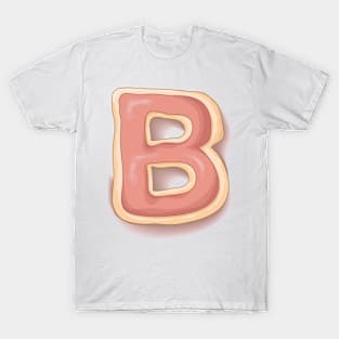 B alphabet design T-Shirt